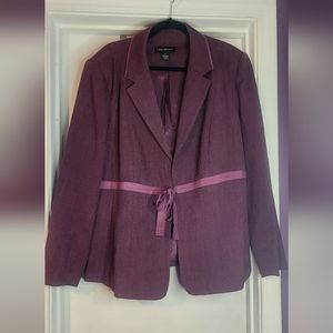 Lane Bryant Women's Purple Blazer Size 20